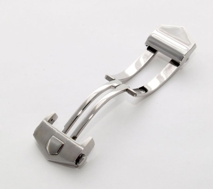 18 mm Polished Stainless Steel Deployment Clasp 2 mm clasp clamp